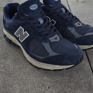New Balance Men's Navy Running Shoes